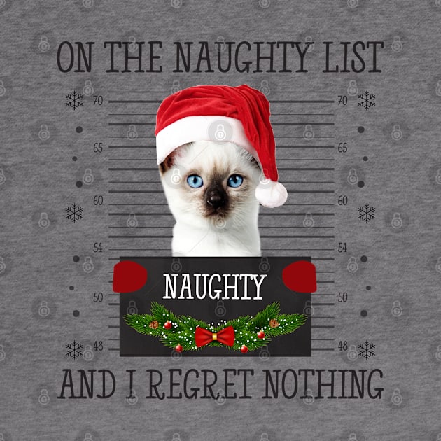 On The Naughty List, And I Regret Nothing by CoolTees